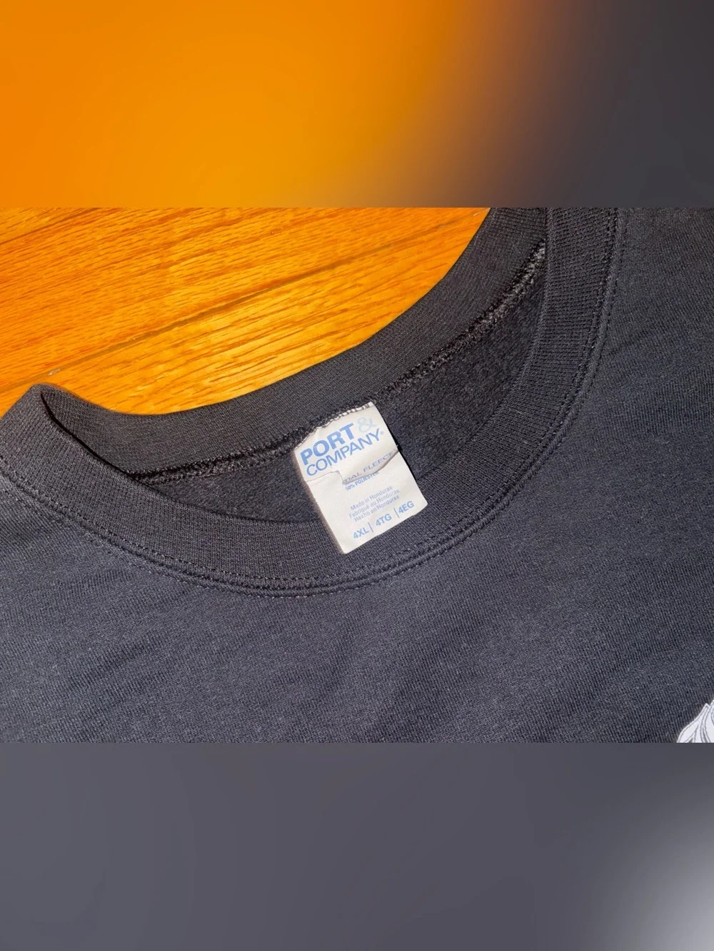Port & Company Black Fleece Crewneck Pullover Sweatshirt Bartel Harley 4XL